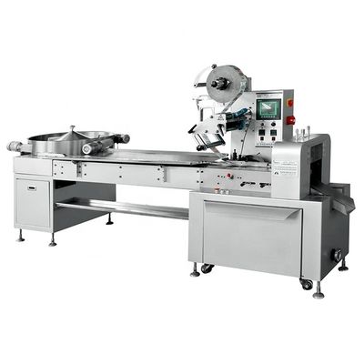 Commerciële Automatische Cilindrische het Pakmachine van het Suikergoedhoofdkussen leverancier